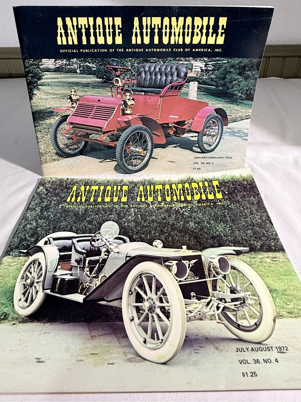 Vintage Antique Automobile 1972 1975 Classic Car History Restoration Club News